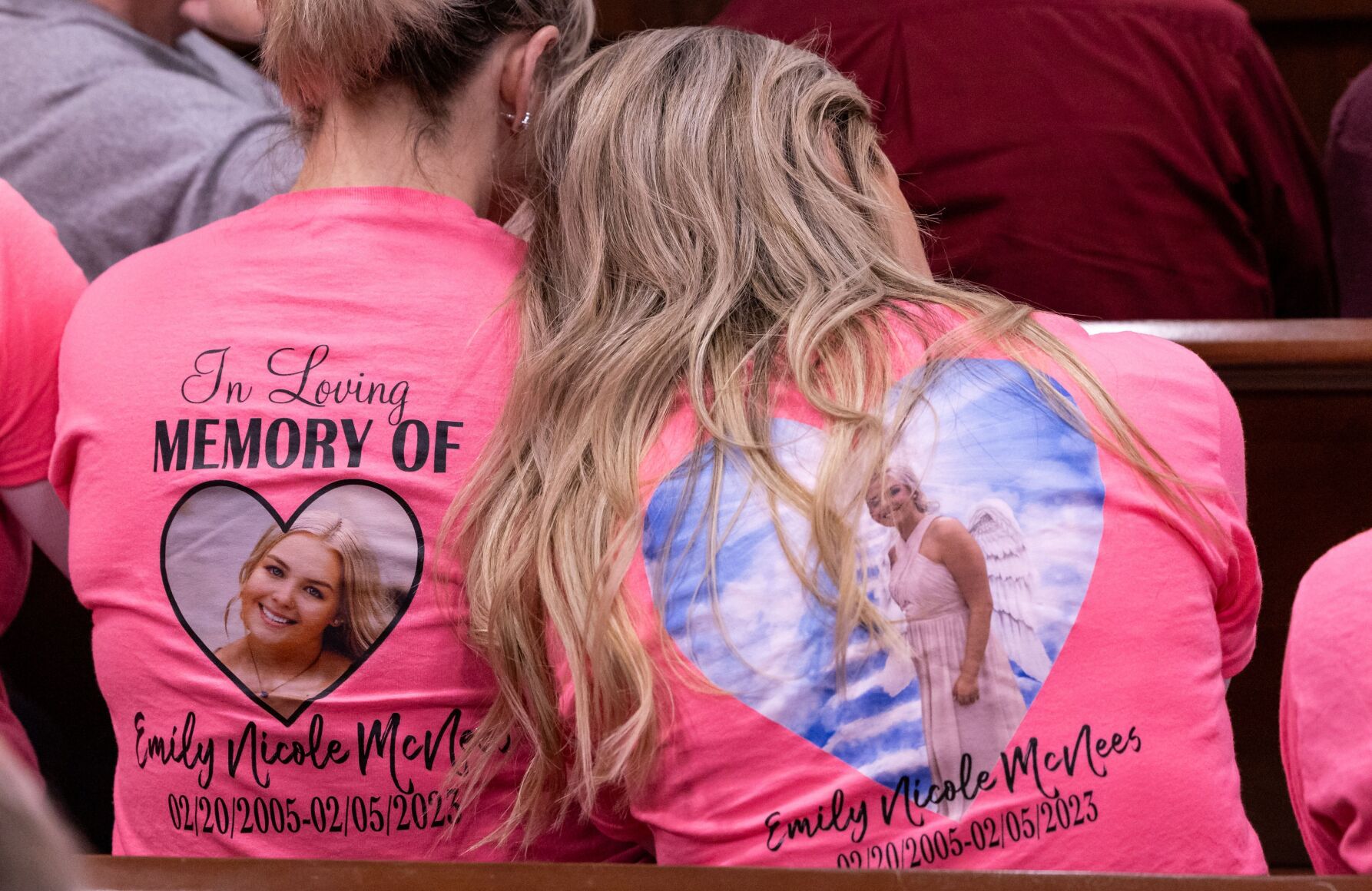 Hailey Zenk attends probation violation hearing